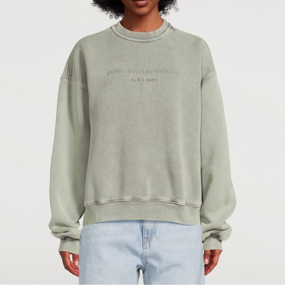 Alexander Wang Tops - ALEXANDERWANG Acid Wash Sweatshirt